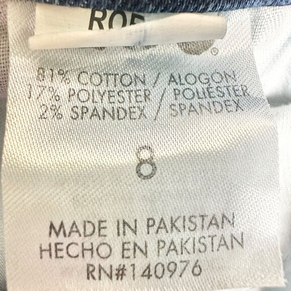 Lee Boys Slim Fit Tapered Leg Jeans Size 8 Adj Waist Blue Denim Cotton Blend - Picture 5 of 6